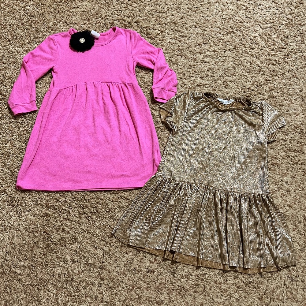 Bundle of 2 Little Girl Dresses